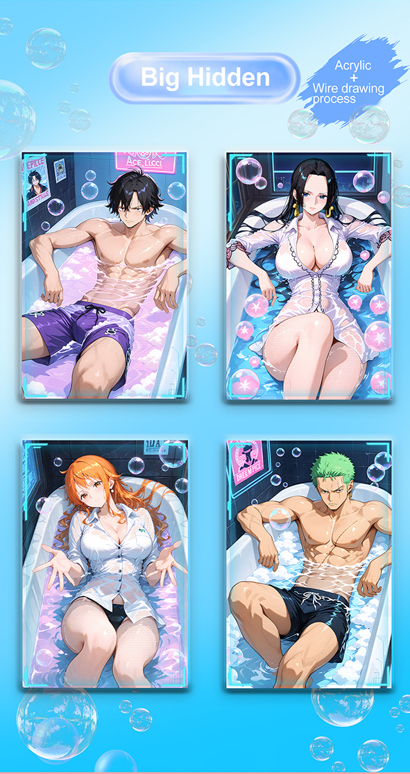1_02 IP Card-One Piece Acrylic Color Paper