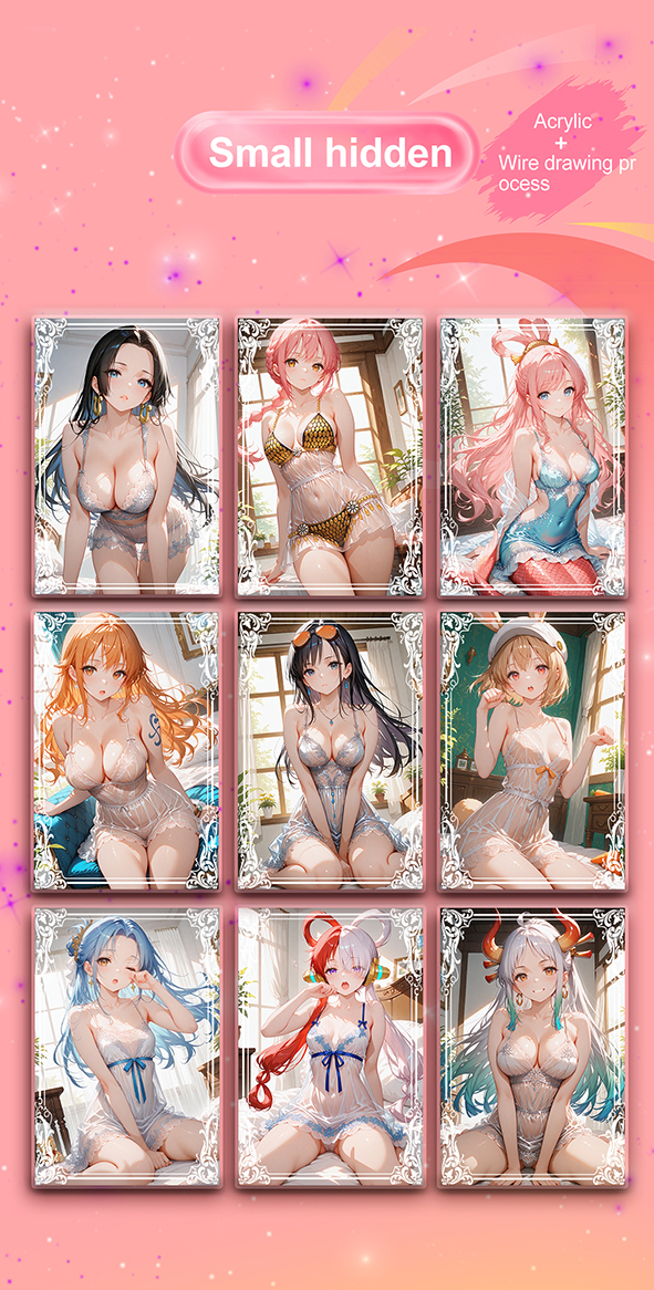 1_03 IP Card-One Piece Acrylic Color Paper