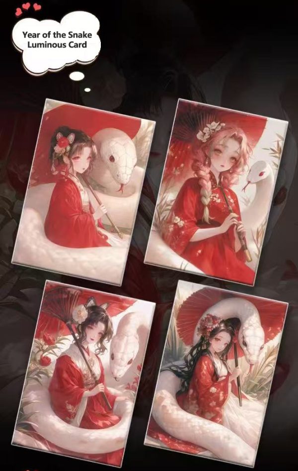 Sexy Card-Colored Paper-Kimetsu no Yaiba-Goddess