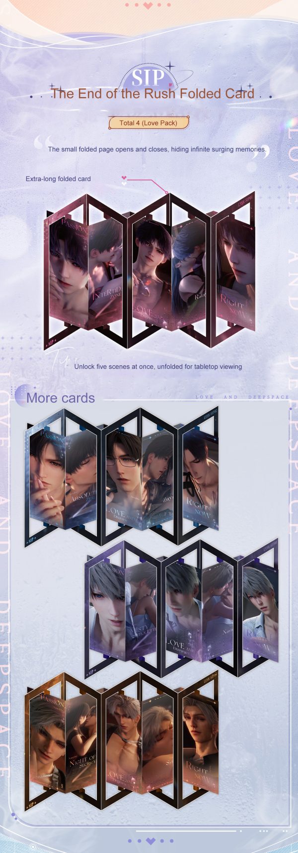 IP Card -Love and Deep Space-Day and Night Flowing Light
