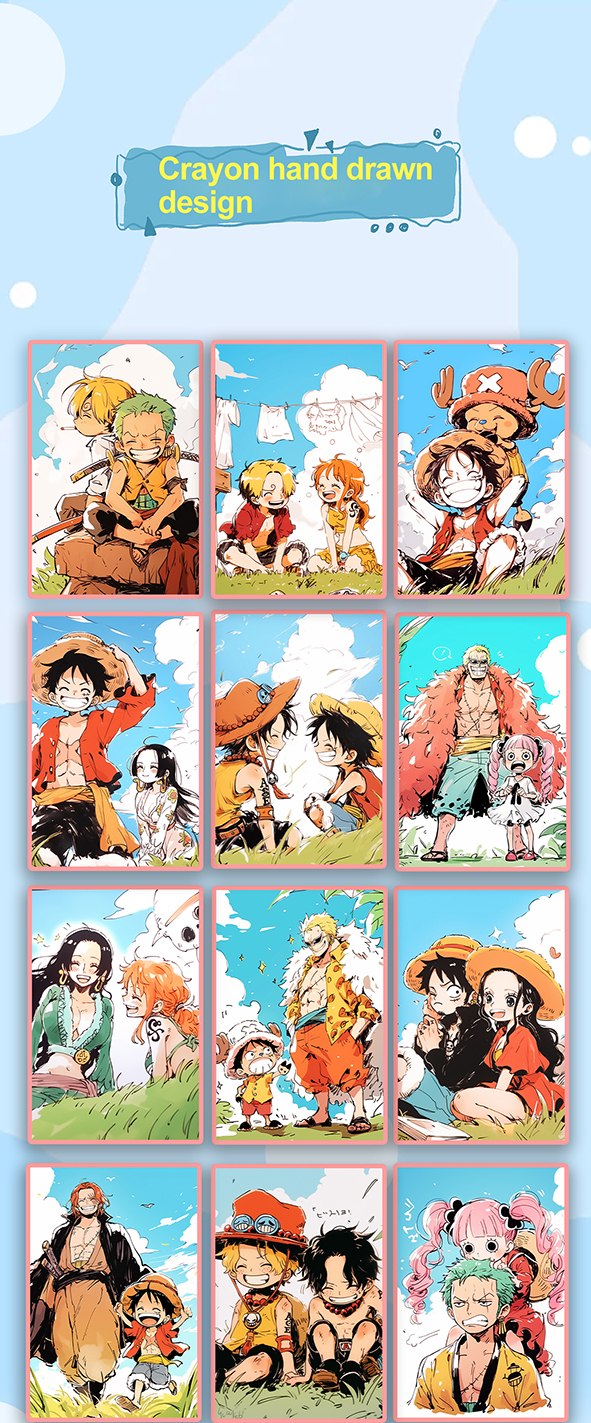 1_13 IP Card-One Piece Acrylic Color Paper
