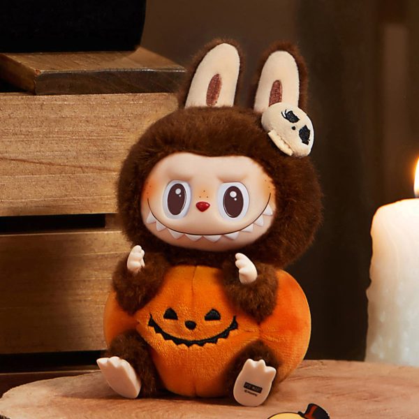 LABUBU-Weird Carnival Series-Sitting Pumpkin Vinyl Plush Pendant