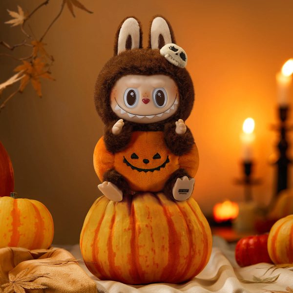 LABUBU-Weird Carnival Series-Sitting Pumpkin Vinyl Plush Pendant