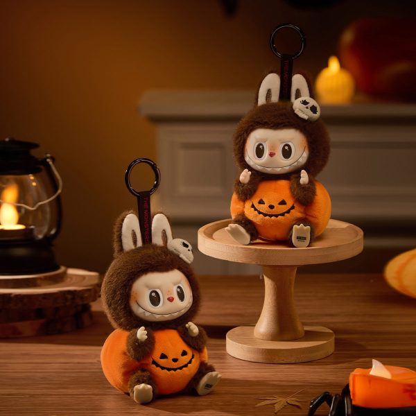 LABUBU-Weird Carnival Series-Sitting Pumpkin Vinyl Plush Pendant