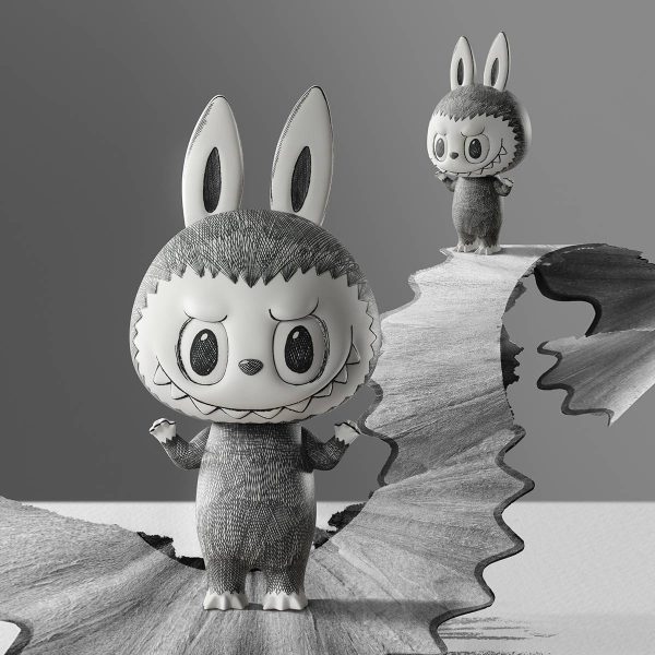LABUBU-MEGA LABUBU 1000% Sketch