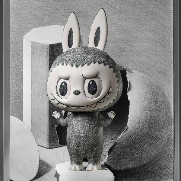 LABUBU-MEGA LABUBU 400% Sketch