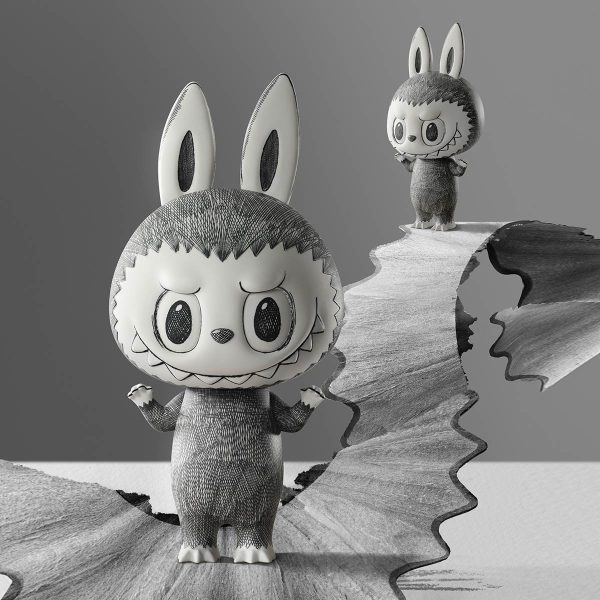 LABUBU-MEGA LABUBU 400% Sketch