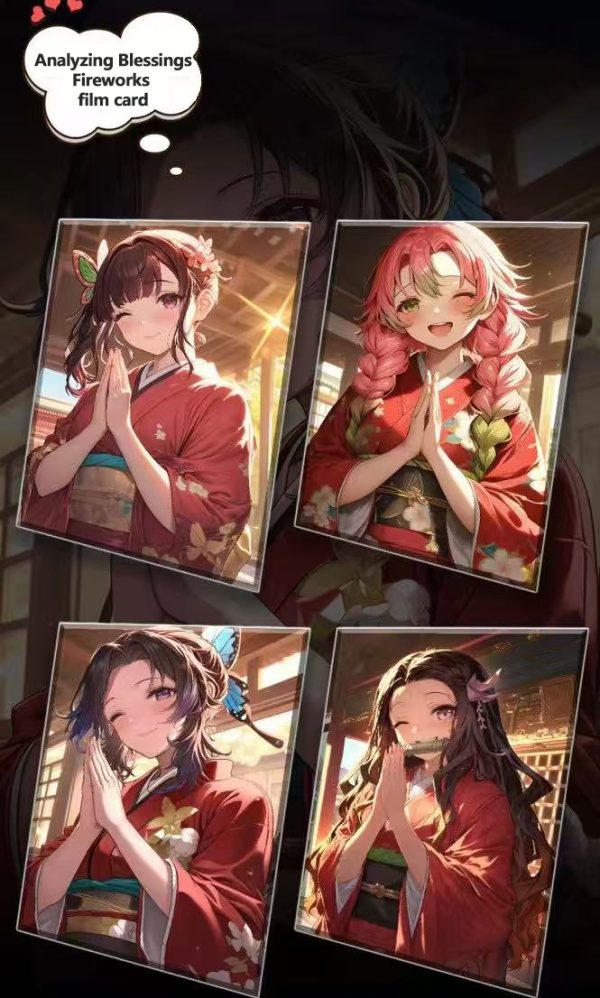 Sexy Card-Colored Paper-Kimetsu no Yaiba-Goddess