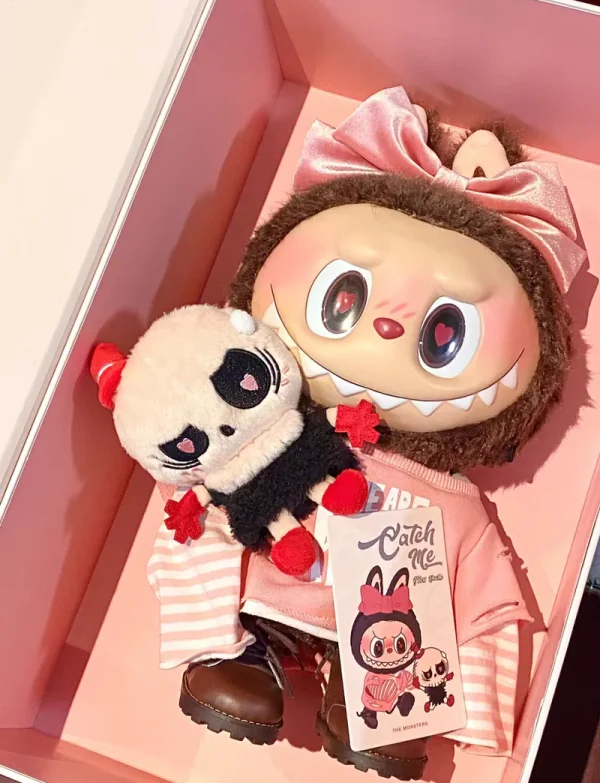 LABUBU-THE MONSTER LABUBU  Valentine's Day Limited Edition Pink Vinyl Face