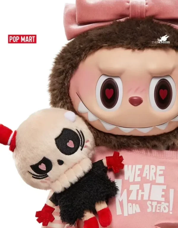 LABUBU-THE MONSTER LABUBU  Valentine's Day Limited Edition Pink Vinyl Face