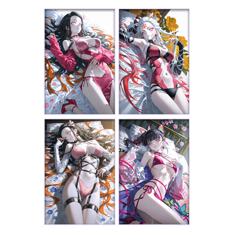 Sexy Card-Kimetsu No Yaiba-Colored Paper
