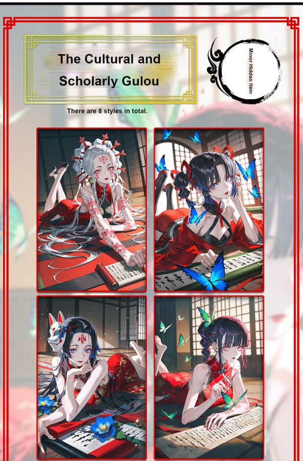 Sexy Card-Kimetsu No Yaiba-Colored Paper