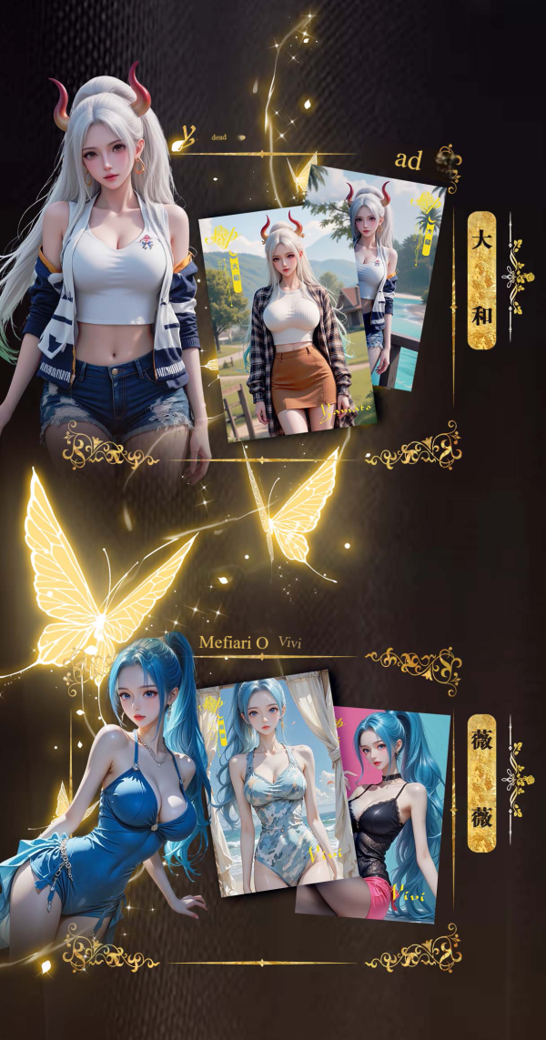 7 Sexy Card-One Piece-A5 Big Card