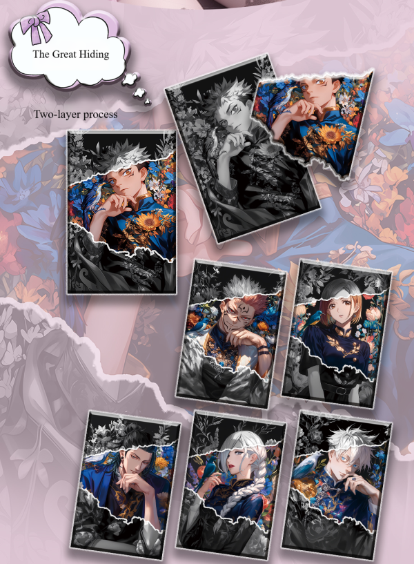 9 Sexy Card-Jujutsu Kaisen-Colored Paper